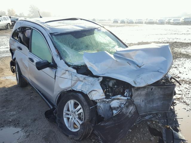 3CZRE4H58AG702669 - 2010 HONDA CR-V EX SILVER photo 1