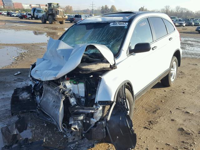 3CZRE4H58AG702669 - 2010 HONDA CR-V EX ვერცხლისფერი ფოტო 2