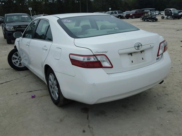 4T1BB46K18U042986 - 2008 TOYOTA CAMRY HYBR WHITE photo 3