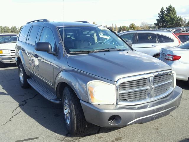 1D4HD58DX5F550809 - 2005 DODGE DURANGO GRAY photo 1