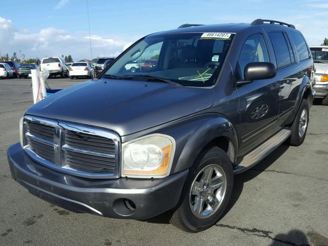 1D4HD58DX5F550809 - 2005 DODGE DURANGO GRAY photo 2