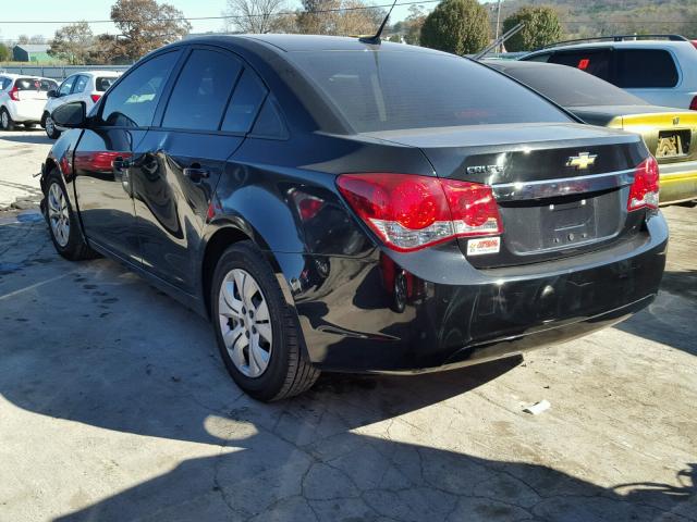 1G1PA5SH8E7318757 - 2014 CHEVROLET CRUZE LS BLACK photo 3