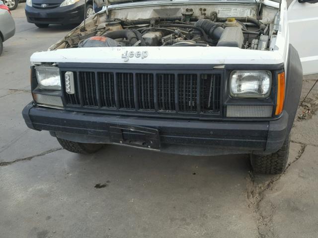 1J4FJ27S7SL519665 - 1995 JEEP CHEROKEE S WHITE photo 7