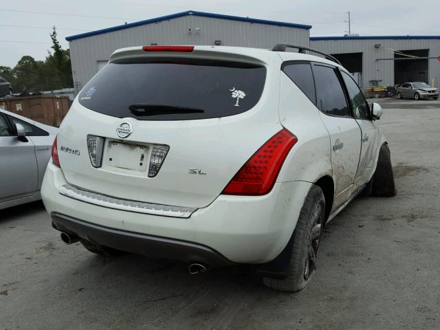 JN8AZ08TX7W525720 - 2007 NISSAN MURANO CREAM photo 4