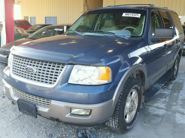 1FMFU18L53LA70417 - 2003 FORD EXPEDITION BLUE photo 2