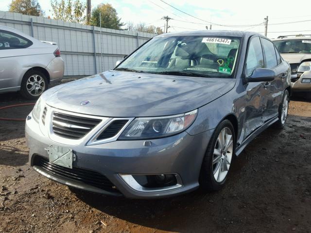 YS3FH41U381127822 - 2008 SAAB 9-3 AERO GRAY photo 2