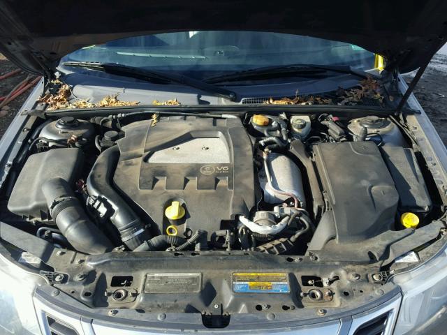 YS3FH41U381127822 - 2008 SAAB 9-3 AERO GRAY photo 7