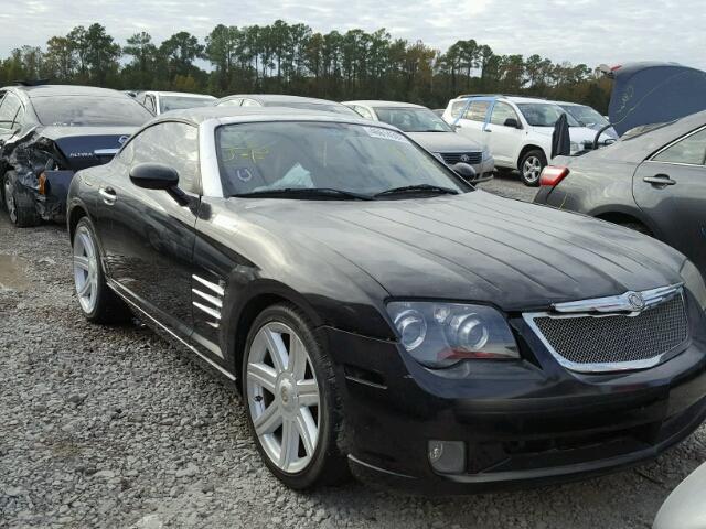 1C3AN69L84X020634 - 2004 CHRYSLER CROSSFIRE BLACK photo 1