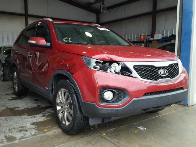 5XYKUDA28BG067236 - 2011 KIA SORENTO EX RED photo 1