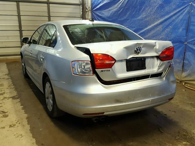 3VWB17AJ4EM358631 - 2014 VOLKSWAGEN JETTA SE Gümüş foto 3