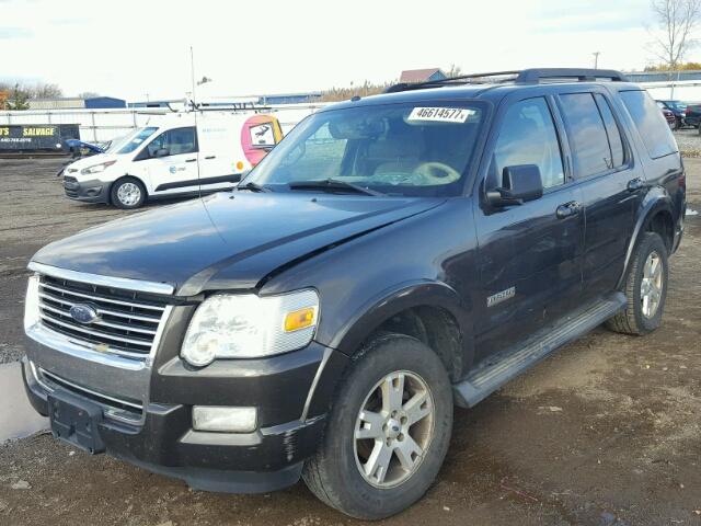 1FMEU73E07UB58878 - 2007 FORD EXPLORER X GRAY photo 2