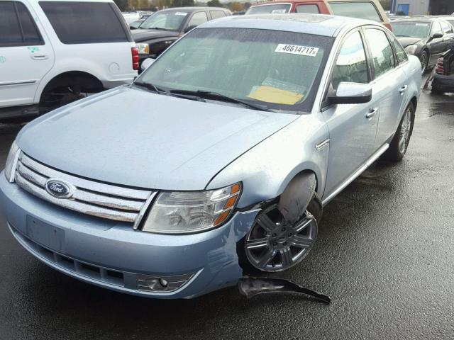 1FAHP25W29G118584 - 2009 FORD TAURUS LIM BLUE photo 2