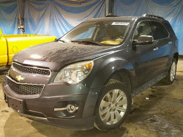 2CNFLNEC7B6235034 - 2011 CHEVROLET EQUINOX LT GRAY photo 2