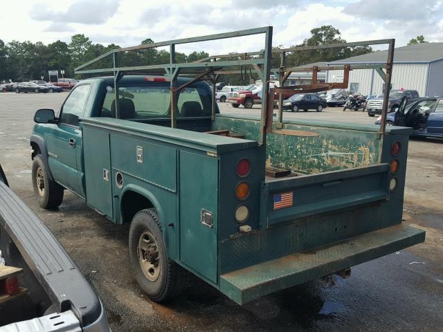 1GDHC24U85E145490 - 2005 GMC SIERRA C25 GREEN photo 3