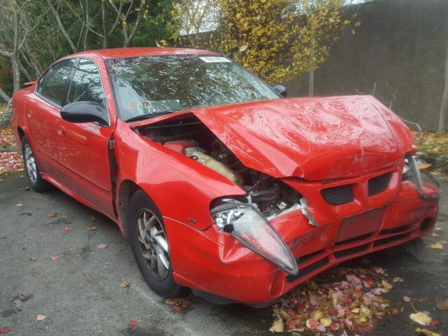 1G2NF52E83C330826 - 2003 PONTIAC GRAND AM S RED photo 1