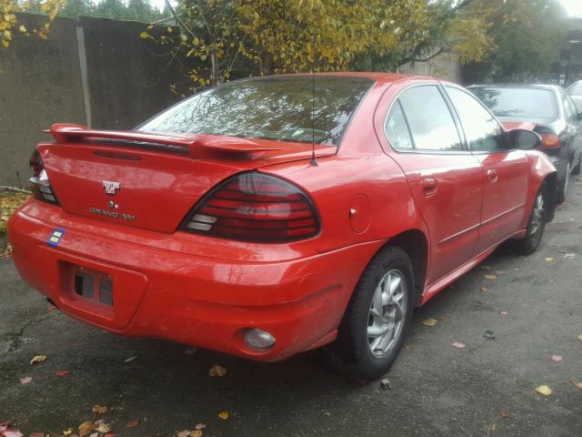 1G2NF52E83C330826 - 2003 PONTIAC GRAND AM S RED photo 4