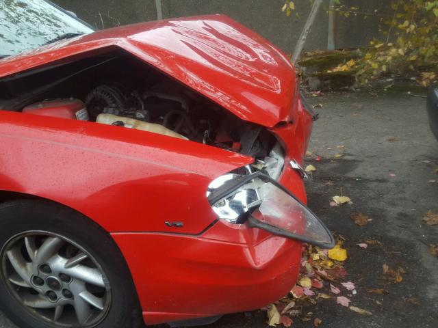 1G2NF52E83C330826 - 2003 PONTIAC GRAND AM S RED photo 9