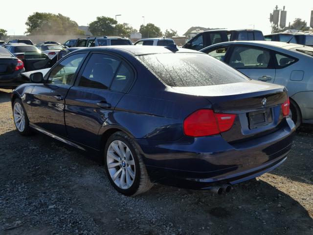 WBAPH5G56BNM71840 - 2011 BMW 328 I SULE BLUE photo 3