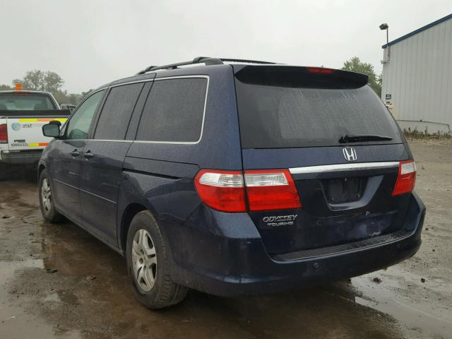 5FNRL38897B064740 - 2007 HONDA ODYSSEY TO BLUE photo 3