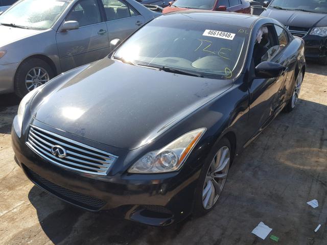 JNKCV64E68M110013 - 2008 INFINITI G37 BASE BLACK photo 2