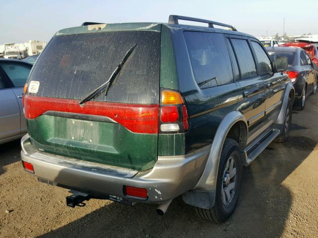 JA4LS31H41P035964 - 2001 MITSUBISHI MONTERO SP GREEN photo 4