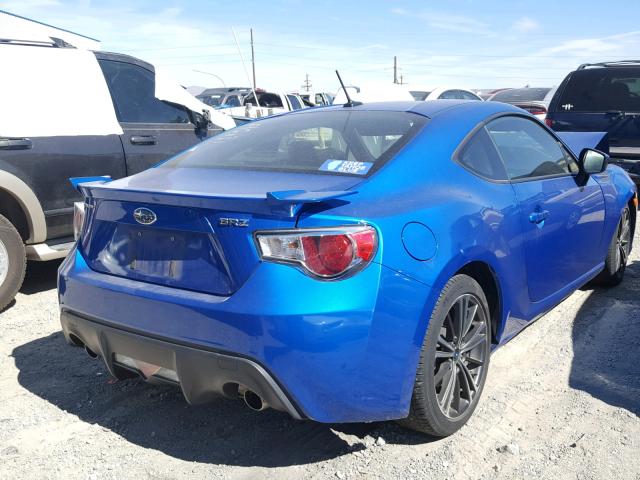 JF1ZCAC15D2607908 - 2013 SUBARU BRZ 2.0 LI BLUE photo 4