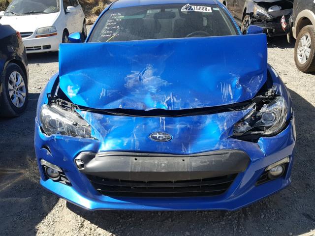 JF1ZCAC15D2607908 - 2013 SUBARU BRZ 2.0 LI BLUE photo 7