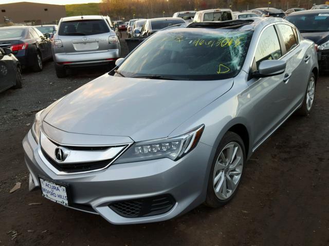 19UDE2F71HA004620 - 2017 ACURA ILX PREMIU SILVER photo 2