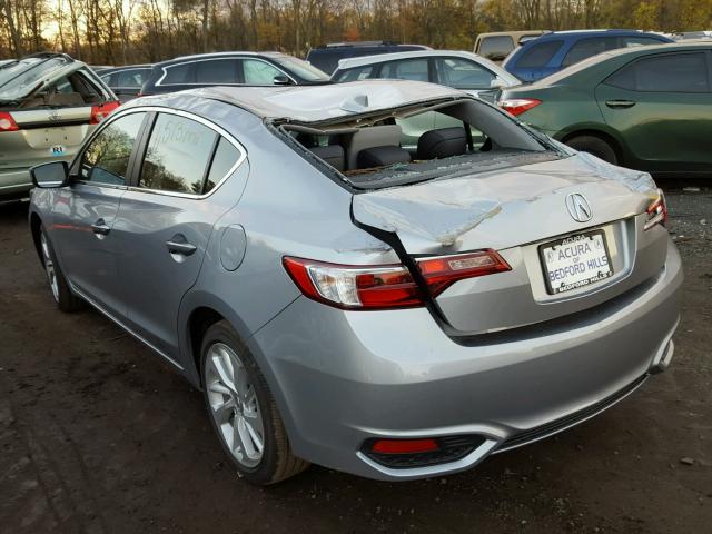 19UDE2F71HA004620 - 2017 ACURA ILX PREMIU SILVER photo 3