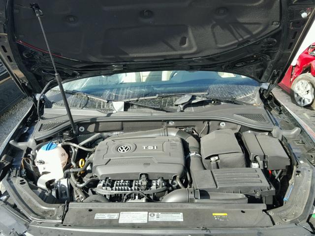 1VWBS7A30GC034417 - 2016 VOLKSWAGEN PASSAT SE BLACK photo 7