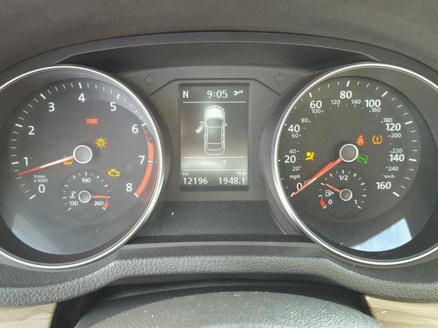 1VWBS7A30GC034417 - 2016 VOLKSWAGEN PASSAT SE BLACK photo 8