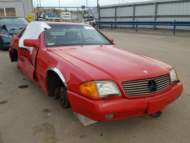 WDBFA66E8MF020110 - 1991 MERCEDES-BENZ 500 SL RED photo 1