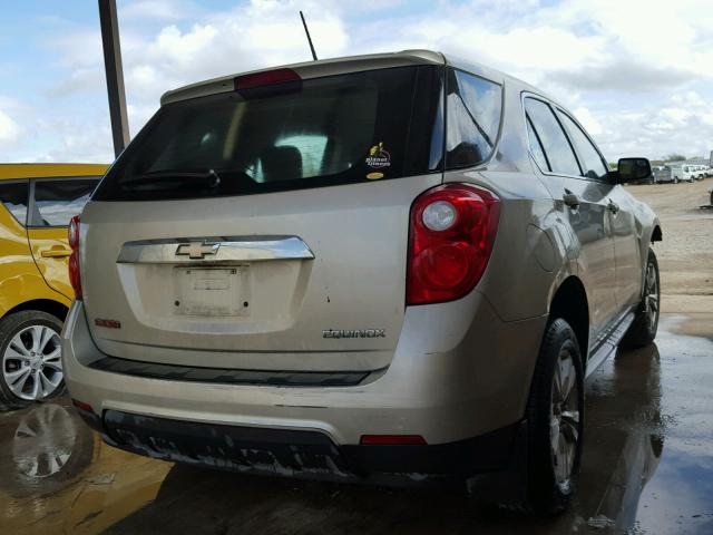 2GNALBEK2D1253551 - 2013 CHEVROLET EQUINOX LS BEIGE photo 4