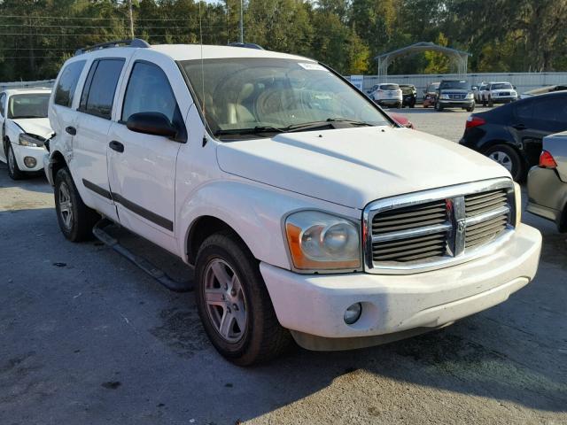 1D4HD48N76F154129 - 2006 DODGE DURANGO SL WHITE photo 1