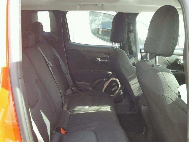 ZACCJAAT9GPE09708 - 2016 JEEP RENEGADE S RED photo 6