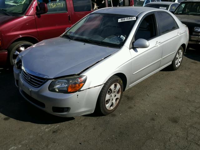 KNAFE222195662558 - 2009 KIA SPECTRA EX SILVER photo 2