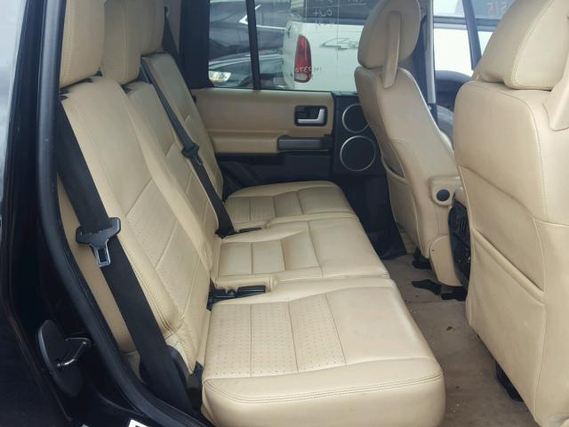 SALAE25407A431030 - 2007 LAND ROVER LR3 SE BLACK photo 6