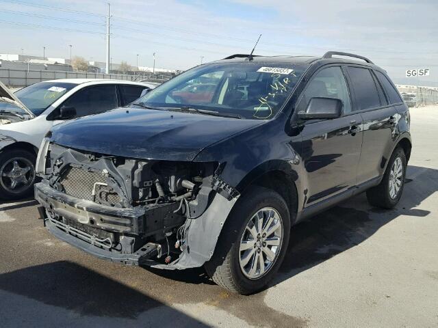 2FMDK49C57BB34135 - 2007 FORD EDGE SEL P BLACK photo 2