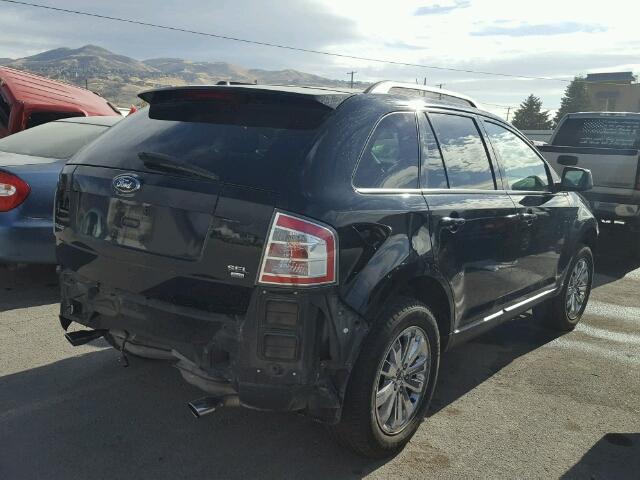 2FMDK49C57BB34135 - 2007 FORD EDGE SEL P BLACK photo 4