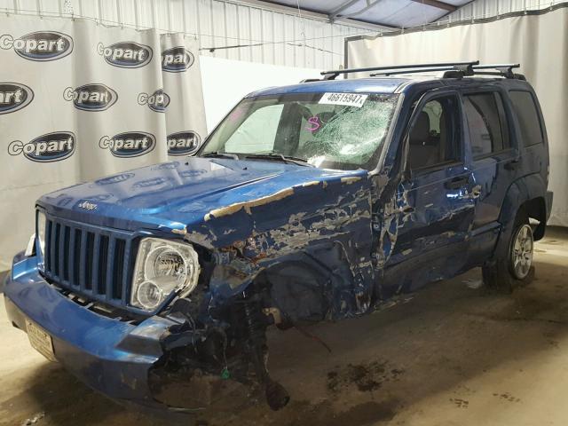 1J4PN2GKXAW114230 - 2010 JEEP LIBERTY SP BLUE photo 2