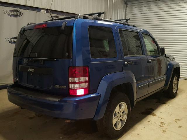 1J4PN2GKXAW114230 - 2010 JEEP LIBERTY SP BLUE photo 4
