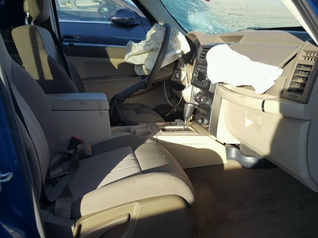 1J4PN2GKXAW114230 - 2010 JEEP LIBERTY SP BLUE photo 5