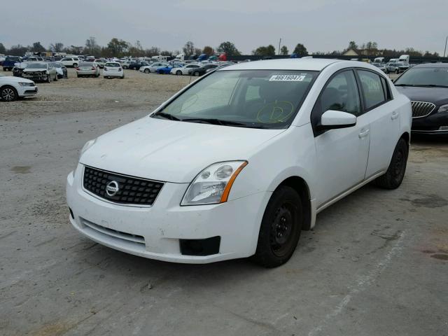 3N1AB61E27L703398 - 2007 NISSAN SENTRA 2.0 WHITE photo 2