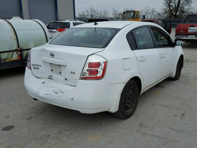 3N1AB61E27L703398 - 2007 NISSAN SENTRA 2.0 WHITE photo 4