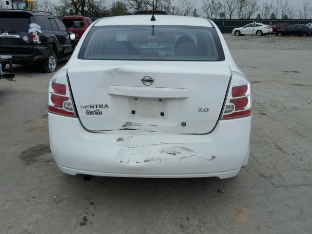 3N1AB61E27L703398 - 2007 NISSAN SENTRA 2.0 WHITE photo 9