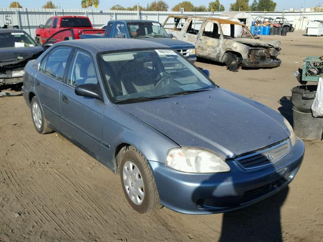 2HGEJ6678XH560513 - 1999 HONDA CIVIC LX BLUE photo 1