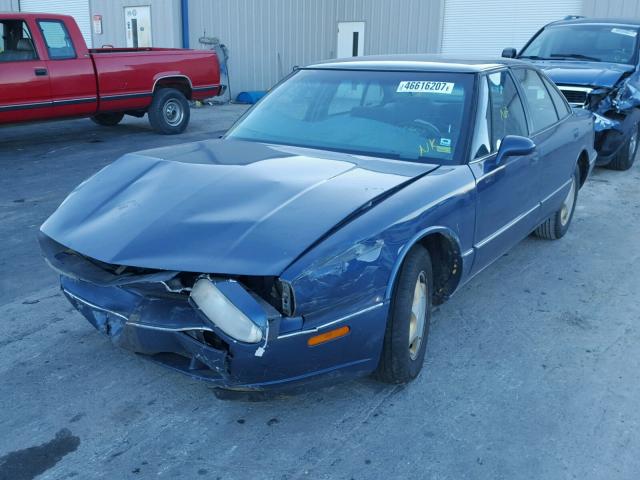 1G3HN52KXV4843431 - 1997 OLDSMOBILE 88 BASE BLUE photo 2