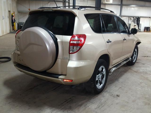 JTMBF4DV1AD036374 - 2010 TOYOTA RAV4 GOLD photo 4