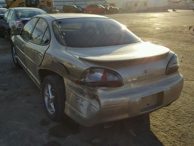 1G2WP52K73F132132 - 2003 PONTIAC GRAND PRIX GOLD photo 3