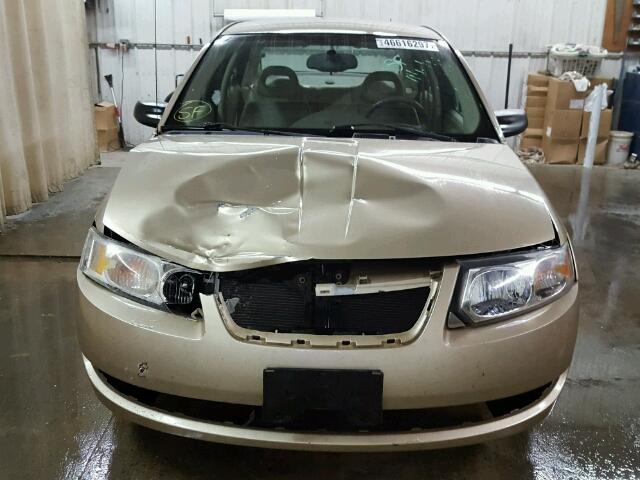 1G8AJ55F46Z110592 - 2006 SATURN ION GOLD photo 9